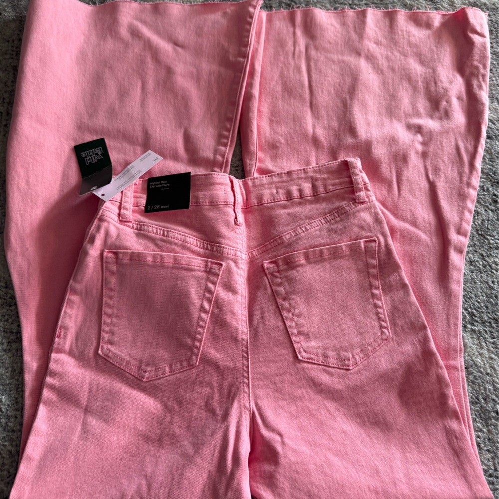 Target Pink Flare Jeans - Picture 3 of 4